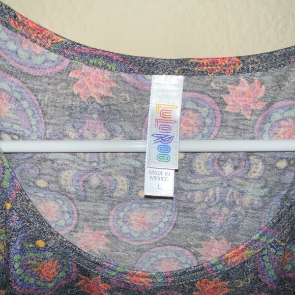 NWT! Lularoe Large Classic T Multi-colored shirt. - Picture 3 of 6